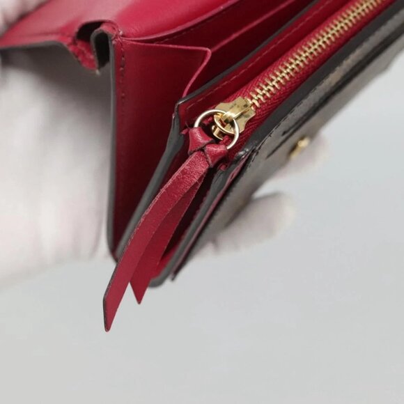 LOUIS VUITTON Monogram Portefeuille Flor Compact Wallet Fuchsia M64588 LV 128881 - Picture 12 of 14